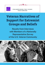 Veteran Narratives of Support for Extremist Groups and Beliefs: Results from Interviews with Members of a Nationally Representative Survey of the U.S. Veteran Community