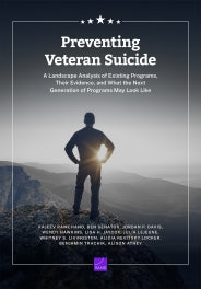 Preventing Veteran Suicide: A Landscape Analysis of Existing Programs, Their Evidence, and What the Next Generation of Programs May Look Like