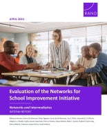 Evaluation of the Networks for School Improvement Initiative—Networks and Intermediaries: Interim Report