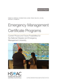 Emergency Management Certificate Programs: Current Picture and Future Possibilities for the National Disaster and Emergency Management University