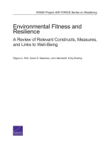 Environmental Fitness and Resilience: A Review of Relevant Constructs, Measures, and Links to Well-Being