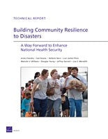 Building Community Resilience to Disasters: A Way Forward to Enhance National Health Security