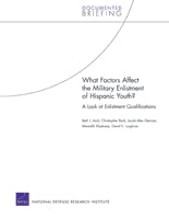 What Factors Affect the Military Enlistment of Hispanic Youth? A Look at Enlistment Qualifications