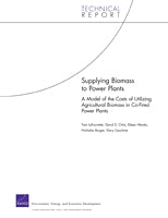 Supplying Biomass to Power Plants: A Model of the Costs of Utilizing Agricultural Biomass in Cofired Power Plants