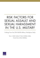 Risk Factors for Sexual Assault and Sexual Harassment in the U.S. Military: Findings from the 2014 RAND Military Workplace Study