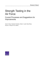 Strength Testing in the Air Force: Current Processes and Suggestions for Improvements