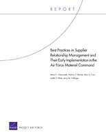 Best Practices in Supplier Relationship Management and Their Early Implementation in the Air Force Materiel Command