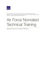 Air Force Nonrated Technical Training: Selected Topics to Improve Efficiency