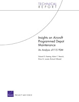Insights on Aircraft Programmed Depot Maintenance: An Analysis of F-15 PDM