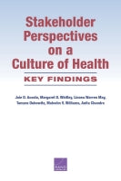 Stakeholder Perspectives on a Culture of Health: Key Findings