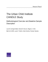 The Urban Child Institute CANDLE Study: Methodological Overview and Baseline Sample Description