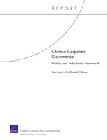Chinese Corporate Governance: History and Institutional Framework