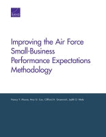 Improving the Air Force Small-Business Performance Expectations Methodology
