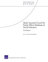 Qatar Supreme Council for Family Affairs Database of Social Indicators: Final Report