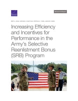 Increasing Efficiency and Incentives for Performance in the Army's Selective Reenlistment Bonus (SRB) Program