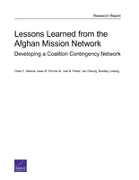 Lessons Learned from the Afghan Mission Network: Developing a Coalition Contingency Network