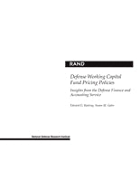 Defense Working Capital Fund Pricing Policies: Insights from the Defense Finance and Accounting Service
