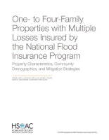 One- to Four-Family Properties with Multiple Losses Insured by the National Flood Insurance Program: Property Characteristics, Community Demographics, and Mitigation Strategies