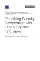 Prioritizing Security Cooperation with Highly Capable U.S. Allies: Framing Army-to-Army Partnerships