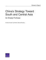China's Strategy Toward South and Central Asia: An Empty Fortress