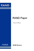 Contributions to the Analysis of Urban Problems: A Selection of Papers from the RAND Workshop on Urban Programs, December 18, 1967-January 12, 1968