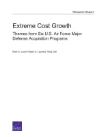 Extreme Cost Growth: Themes from Six U.S. Air Force Major Defense Acquisition Programs