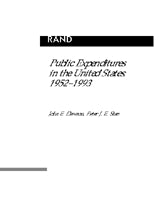 Public Expenditures in the United States: 1952-1993