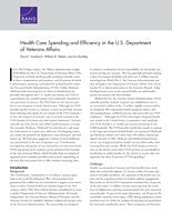 Health Care Spending and Efficiency in the U.S. Department of Veterans Affairs