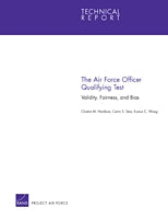 The Air Force Officer Qualifying Test: Validity, Fairness, and Bias