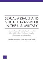 Sexual Assault and Sexual Harassment in the U.S. Military: Annex to Volume 3. Tabular Results from the 2014 RAND Military Workplace Study for Coast Guard Service Members