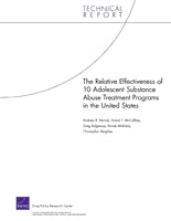 The Relative Effectiveness of 10 Adolescent Substance Abuse Treatment Programs in the United States