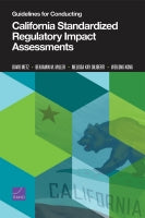 Guidelines for Conducting California Standardized Regulatory Impact Assessments